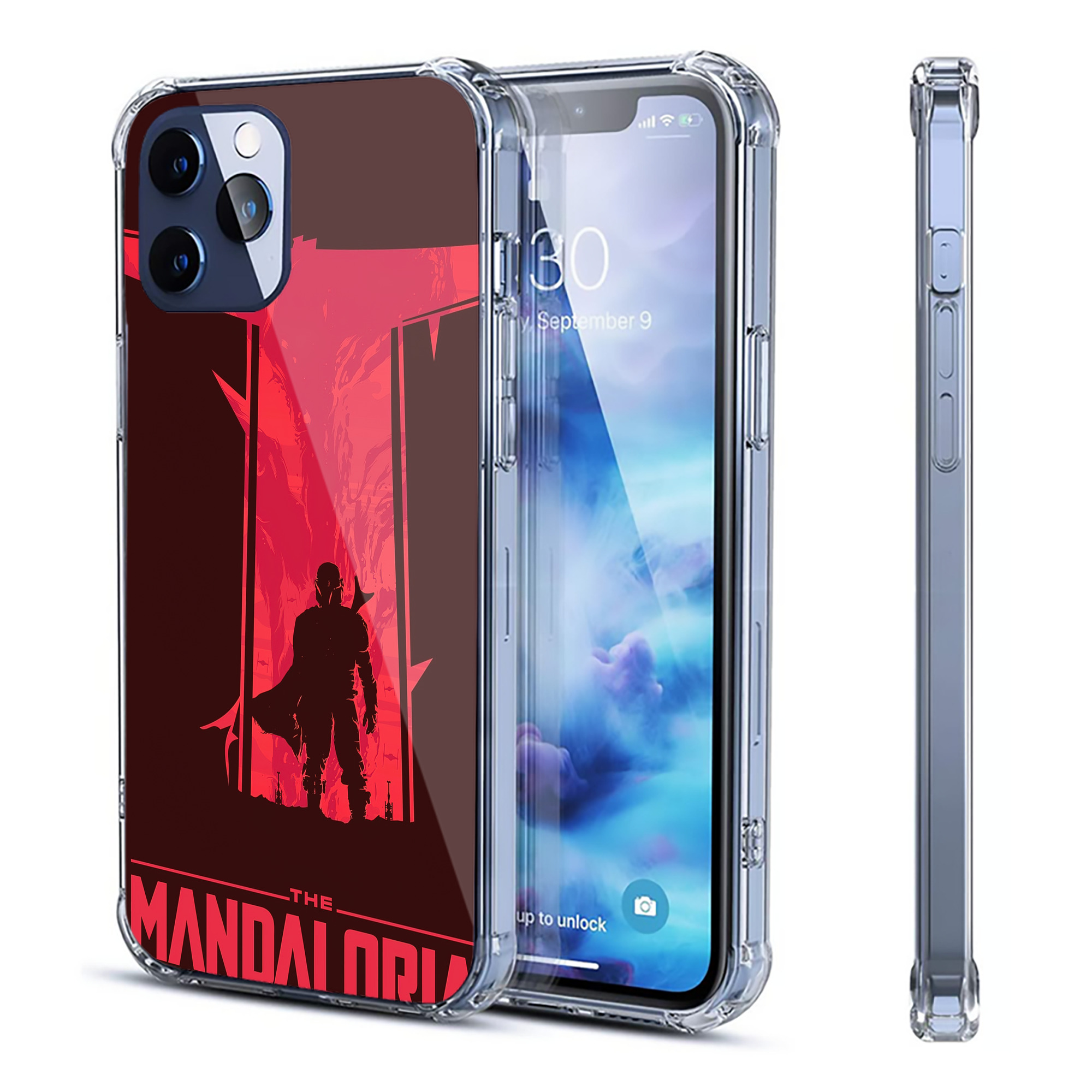 （画像用） スター・ウォーズ Star Wars 【iPhone 12シリーズ対応】透明スマホケース（クリアソフトケース）